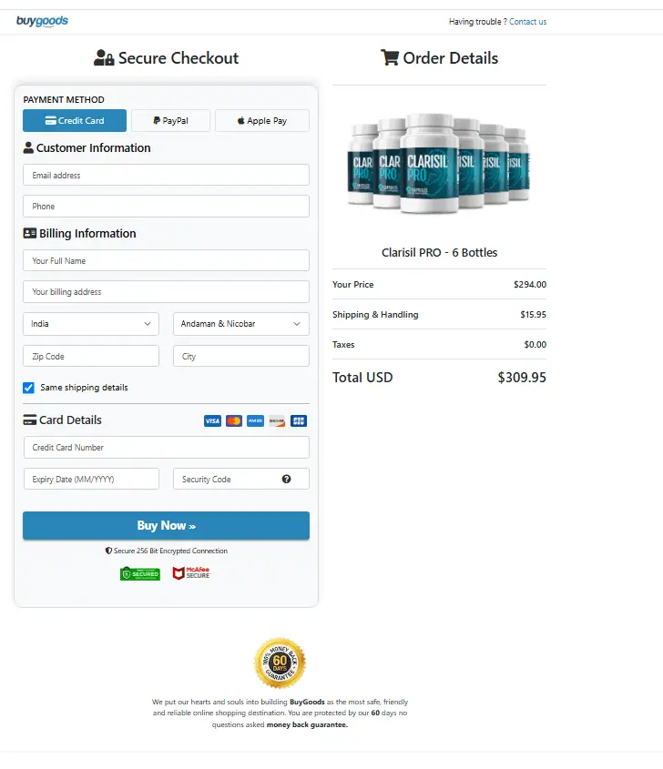 Clarisil Pro Supplement